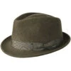 Wynn LiteFelt® Fedora 1 Wynn LiteFelt® Fedora -Kangol Sales Shop Bailey of Hollywood Wynn LiteFelt Fedora Olive Mix MAIN 655722498262 4944