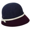 Colette Cloche -Kangol Sales Shop Betmar Colette Colorblock Cloche Cloche True Blue MAIN 769461680762 0862