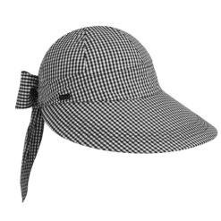 Front Page -Kangol Sales Shop Betmar Face Framer Cap Fashion Caps Black White Gingham MAIN 769461680465 2047