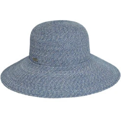 Gossamer Wide Brim Hat -Kangol Sales Shop Betmar Gossamer Wide Brim Hat Wide Brim Hats Denim Multi MAIN 769461679919 6493