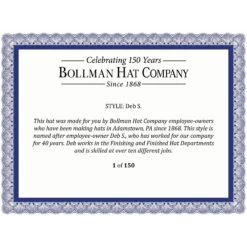 Deb S. Fedora - Exclusive -Kangol Sales Shop DEBS IN005 AV5 1