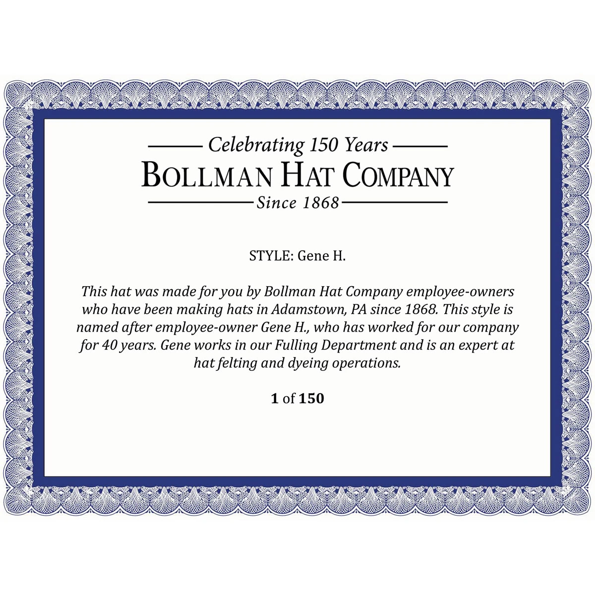 Gene H. Fedora - Exclusive 9 Gene H. Fedora - Exclusive - Image 7