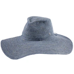 Dessa Wide Brim Fedora -Kangol Sales Shop Helen Kaminski Dessa Wide Brim Fedora Wide Brim Hats Misty Lake MAIN 657001283774 6085
