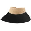 Rosalie Visor -Kangol Sales Shop Helen Kaminski Rosalie Visor Visor Natural Black MAIN 657001285990 3359