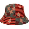 Kangol Nature Flip Lahinch -Kangol Sales Shop K3580 Kangol NATURE FLIP LAHINCH Bucket OIL GREEN CHERRY GLOW 1