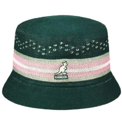 Kangol Slick Stripe Bin 9 Kangol Slick Stripe Bin -Kangol Sales Shop K3585 Kangol SLICK STRIPE BIN Bucket PINE 1