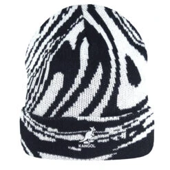 Kangol Liquify Beanie -Kangol Sales Shop K3592 Kangol LIQUIFY BEANIE Pull On BLACK CREAM 1