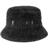 Kangol Faux Shearling Utility Bucket -Kangol Sales Shop K5355 Kangol FAUX SHEARLING UTILITY BUCKET Bucket BLACK 1K