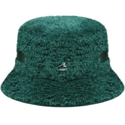 Kangol Faux Shearling Utility Bucket -Kangol Sales Shop K5355 Kangol FAUX SHEARLING UTILITY BUCKET Bucket PINE 1
