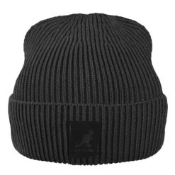 Kangol Patch Beanie -Kangol Sales Shop Kangol Patch Beanie Pull Ons Black MAIN 792179633959 0722
