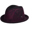 Kangol Polished Player 1 Kangol Polished Player -Kangol Sales Shop Kangol Polished Player Fedora Blackberry Swirl MAIN 792179728334 7501