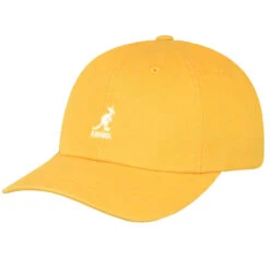 Kangol Washed Baseball -Kangol Sales Shop Kangol Washed Baseball Baseball Cap Marigold MAIN 792179712173 4599