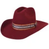 RENEGADE Bent Western Hat -Kangol Sales Shop Renegade Renegade by Bailey Western Bent Western Burgundy MAIN 655722499733 0153