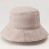 Roset Bucket -Kangol Sales Shop Roset Helen Kaminski Roset Bucket Cameo Rose Check 1
