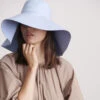Stellina Wide Brim Hat -Kangol Sales Shop STELLINA Helen Kaminski STELLINA Wide Brim Floppy CORNFLOWER 1