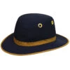 Tilley Waxed Cotton Outback -Kangol Sales Shop Tilley Waxed Cotton Outback Outback Navy Blue Tan MAIN 826486483928 4335