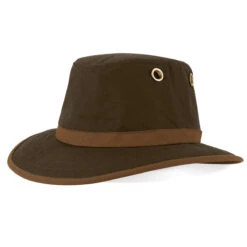 Tilley Waxed Cotton Outback -Kangol Sales Shop Tilley Waxed Cotton Outback Outback Olive Tan MAIN 791569978755 5857