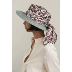 Aster Boater -Kangol Sales Shop aster helen kaminski aster boater mint cinnamon print 7 1