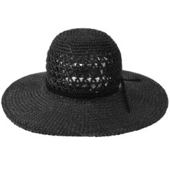 Coretta Wide Brim Floppy Hat -Kangol Sales Shop b1970h bk001 av3