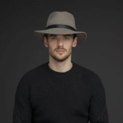 Abbott Fedora -Kangol Sales Shop bailey of hollywood abbott fedora greige av7 4