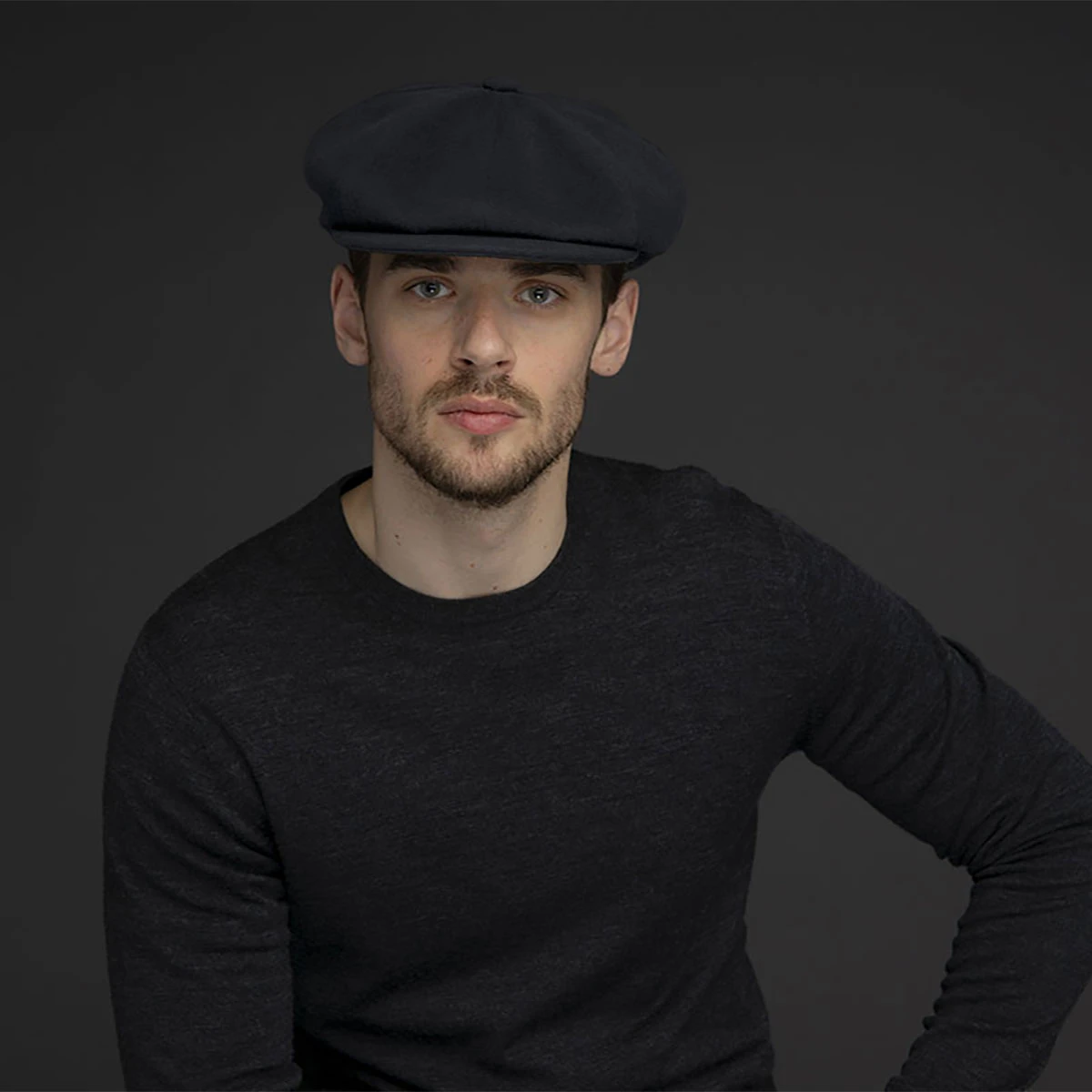 Galvin Solid Wool Cap 5 Galvin Solid Wool Cap - Image 3