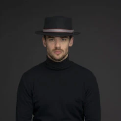 Klaxon Pork Pie -Kangol Sales Shop bailey of hollywood klaxon pork pie black av7 1 3