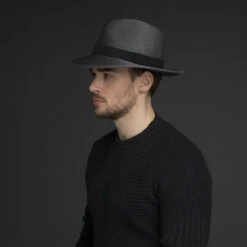 Lanth Fedora 12 Lanth Fedora -Kangol Sales Shop bailey of hollywood lanth fedora charcoal av8 4