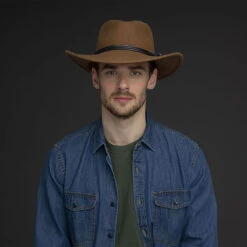 Piston Fedora -Kangol Sales Shop bailey of hollywood piston fedora caramel av7 4