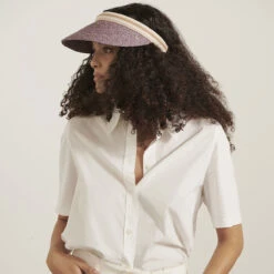 Bianca Visor 38 Bianca Visor -Kangol Sales Shop bianca helen kaminski bianca visor lavender fog nougat stripe 2 1
