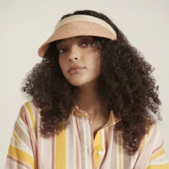 Bianca Visor 41 Bianca Visor -Kangol Sales Shop bianca helen kaminski bianca visor orange selenite natural logo 2 1