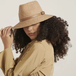 Billie Fedora -Kangol Sales Shop billie kaminski billie fedora nougat tan 5 3