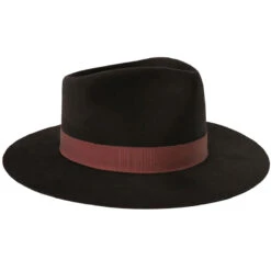 Scottie Fedora -Kangol Sales Shop boor1901 boor hats scottie fedora chocolate 2