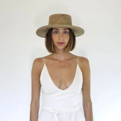 Desmona Boater 10 Desmona Boater -Kangol Sales Shop boor1904 boor hats desmona boater natural 3