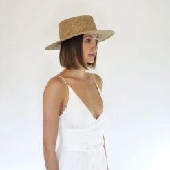 Desmona Boater 11 Desmona Boater -Kangol Sales Shop boor1904 boor hats desmona boater natural 4