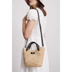 Cassia Mini Basket -Kangol Sales Shop cassia mini helen kaminski cassia mini basket basket natural black 1 1