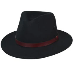 Dickens GentleFelt® Fedora 6 Dickens GentleFelt® Fedora -Kangol Sales Shop cg030 bk001 main 4