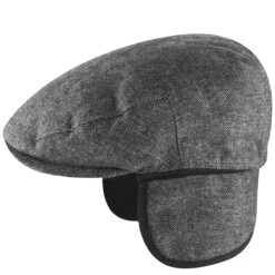 Ainsley Earflap Flat Cap -Kangol Sales Shop cg172 country gentleman ainsley earflap flat cap grey tweed 5 4