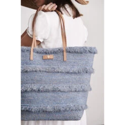 Davoletta Medium Fringe Basket -Kangol Sales Shop davoletmfrg helen kaminski davoletta medium fringe basket basket cornflower caramel 5 2