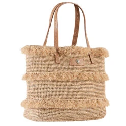 Davoletta Mini Fringe Basket -Kangol Sales Shop davoletminfr helen kaminski davoletta mini fringe basket basket nougat caramel 1 1