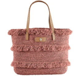 Davoletta Mini Fringe Basket -Kangol Sales Shop davoletminfr helen kaminski davoletta mini fringe basket basket peony caramel 1
