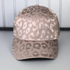 Val Leopard Active Ponyflo Baseball Cap -Kangol Sales Shop fwcapt2126 leopard ponyflo baseball taupe 0100 1
