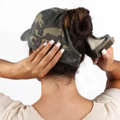 Stephanie Distressed Camo PonyFlo® Baseball 9 Stephanie Distressed Camo PonyFlo® Baseball -Kangol Sales Shop fwcapt609 david and young camo ponyflo baseball camo 4 1