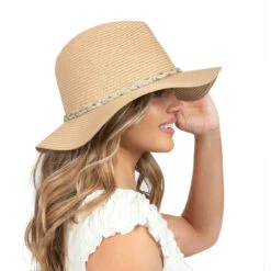 Metallic Braid Straw Fedora -Kangol Sales Shop gwpn2178 david young metallic braid straw fedora fedora light brown 2 1