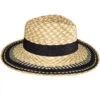 Multi Marled Straw Fedora -Kangol Sales Shop gwpn2195 david young multi marled straw fedora fedora black 3 1