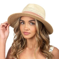 Mixed Straw Braided Fedora 9 Mixed Straw Braided Fedora -Kangol Sales Shop gwpn2208 david young mixed straw braided fedora fedora mauve 1 1