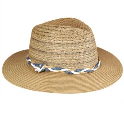 Multi Braided Straw Fedora -Kangol Sales Shop gwpn226 david young multi braided straw fedora fedora light brown blue 3 1