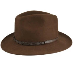 Tilley Montana Outback -Kangol Sales Shop h02ht7001 tilley montana hat fedora dark brown 1 1
