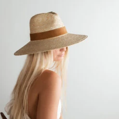 Isla Straw Fedora -Kangol Sales Shop isla straw fedora gigi pip isla straw fedora natural 4 2