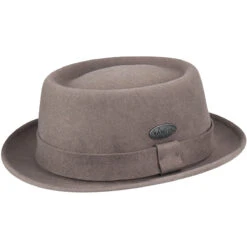 Kangol LiteFelt® Pork Pie -Kangol Sales Shop k0212co kangol litefelt pork pie cocoa 1 4