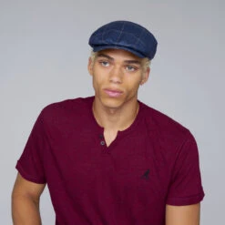 Kangol British Peebles -Kangol Sales Shop k1036lx kangol british peebles navy windowpane 7 4